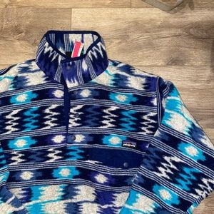 patagonia men’s fleece synchilla snap-T pullover